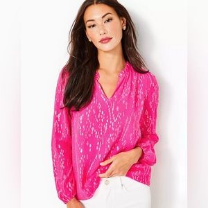 Lilly Pulitzer Pink Blouse